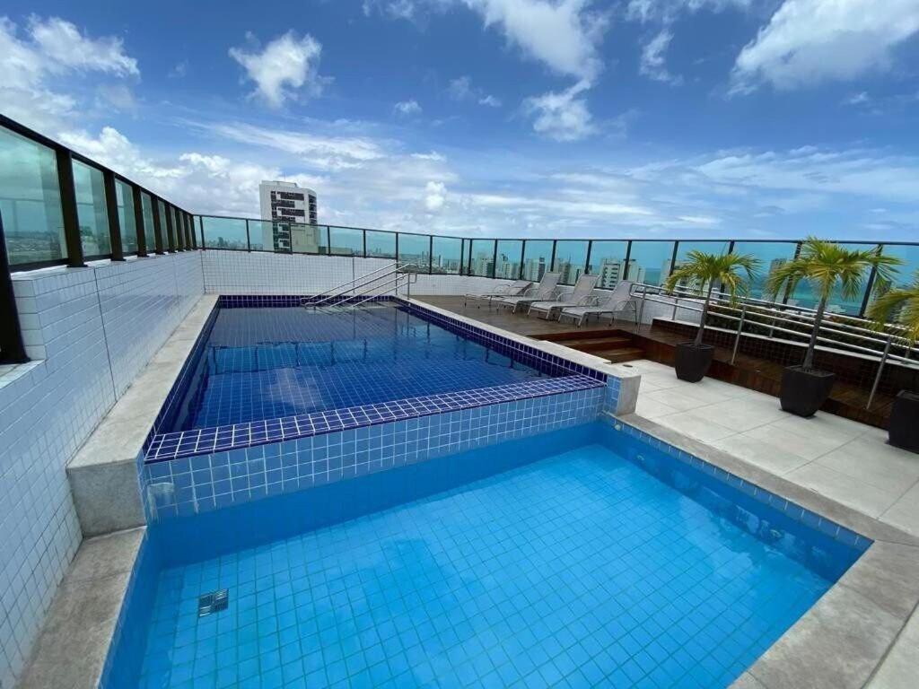 Sm 504 - Excelente Flat Funcional Padrao Beach Class Recife Kültér fotó